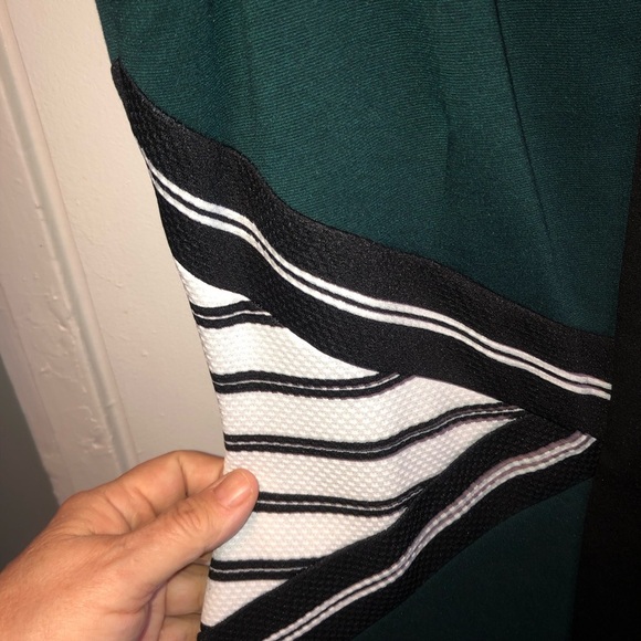 Ivanka Trump Green Sheath Midi Dress Sleeveless Crew Neck- size 8 - Picture 3 of 10